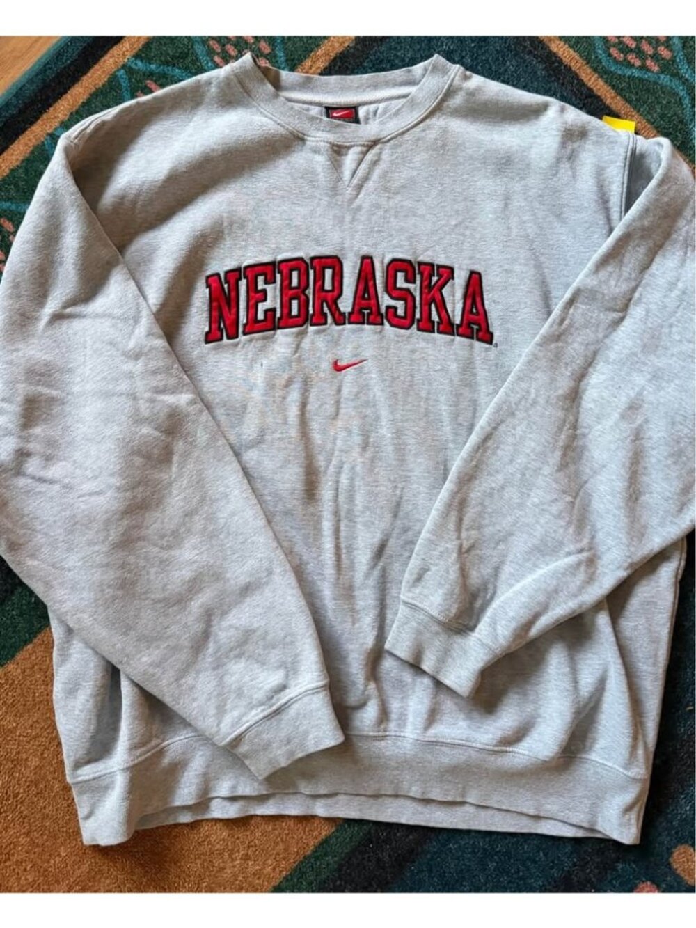 Vintage Nebraska Cornhuskers center swoosh Nike sweater. Men’s 2X.